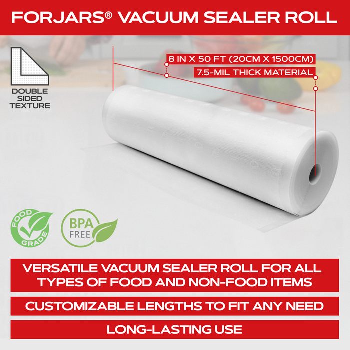 Vacuum Sealer Roll (8-inch)