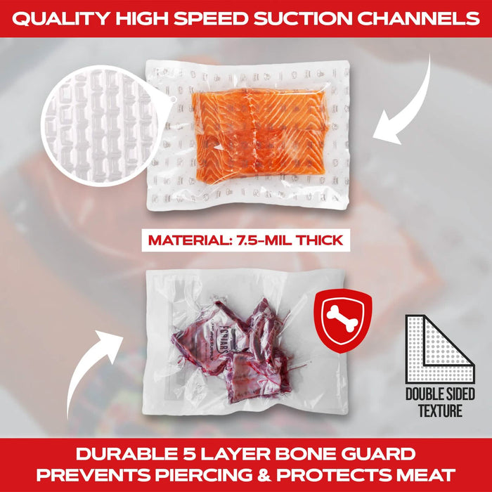 100 count 8x12 Vacuum Sealer Bags
