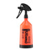 Kwazar Mercury Super 1.0L orange trigger spray bottle with 360° function for versatile cleaning, home, garden.