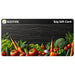 Seedtime $25 Gift Card with vibrant fresh vegetables: lettuce, carrots, tomatoes, broccoli, peppers, cucumbers.