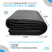 Heavy duty 4oz needle punched geotextile filter fabric roll, 6x100 ft, for drainage and landscaping.