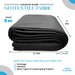 Industrial grade 8oz geotextile fabric, 17x25ft heavy duty needle punched for drainage, filtration, landscaping.