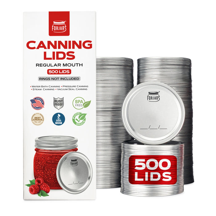 ForJars - 500 Regular Mouth Canning Lids