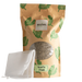Revival Tea 2lb gardening compost tea in leaf-patterned kraft bag with clear window and reusable brew bag.