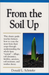 "From the Soil Up" book cover by Donald L. Schriefer. Green sprout in dark soil. Guide for farming, soil dynamics, fertility.