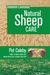 Natural Sheep Care book cover by Pat Coleby. Updated & Revised edition with two sheep, wool texture, and wildflowers.