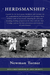 Herdsmanship book cover: Men in white coats lead pedigree dairy cattle at a show. Guide for breeding, feeding, and management.