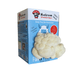 Lion's Mane gourmet mushroom growing kit, white fungi emerging from Mushroom Growing Kit Depot box. Easy home grow.
