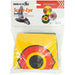 Bird-X Scare-Eye 3-pack balloons. Yellow, white, black eye replicas for pest bird control, garden protection.