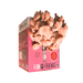 Pink oyster mushrooms growing from a Fungi Friends Cleopashrooma grow kit for easy home cultivation.