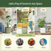Self-watering ribbed planters & trellises for indoor, outdoor, patio gardening. Grow tomatoes, eggplant, peppers, flowers.