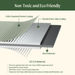 VZ 2.0 non-toxic, eco-friendly steel garden bed material layers: USDA powder coat & patented zinc alloy.