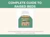 Gardenary's Complete Guide to Raised Beds ebook. Features DIY wooden, steel, and container garden plans.