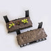 Two vertical garden grow kits: one with vibrant lettuce seedlings, another with a coco coir grow bag, ready for planting.