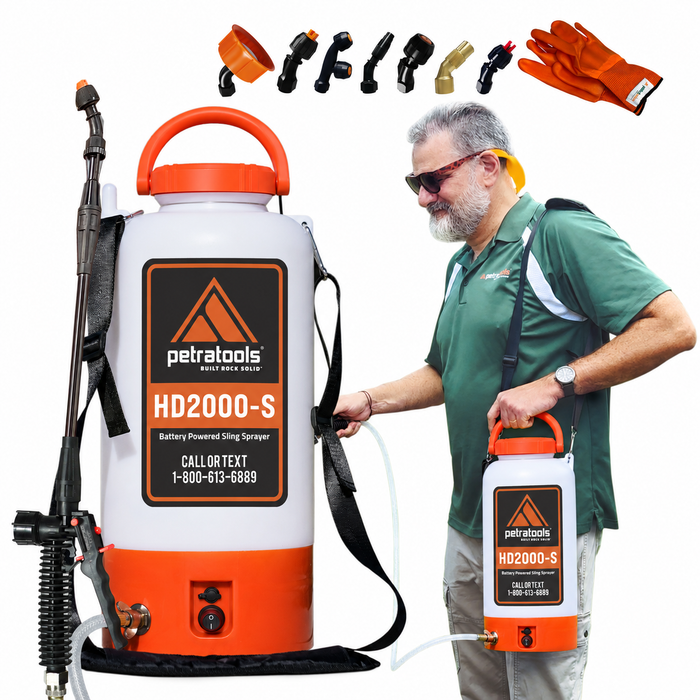 PETRATOOLS BATTERY SPRAYER - HD2000-S & HD1000-S
