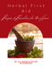 Herbal First Aid Recipes & Remedies for the Home book cover. Mortar, pestle, fresh herbs, berries, chilies.