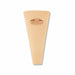 Keizerskroon Metallo branded beige paper cone, ideal for fries, snacks, or flowers.