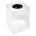 Clear plastic square cloche with black vented lid for plant propagation, seedling starter, and humidity.