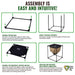 Urban Worm Bag composting bin assembly instructions. Easy 4-step setup guide for the frame and fabric bag.