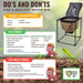 Urban Worm Bag vermicomposting guide. Do's and don'ts for feeding worms, including green & brown waste, and what to avoid.
