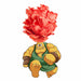 One-eyed cyclops character with a pink oyster mushroom head. Muscular fantasy monster in green tunic.