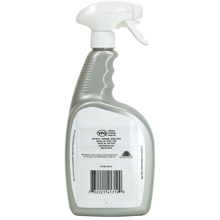 Gray Natural Guard Copper Soap Fungicide spray bottle by VPG, ready-to-use for plant disease.