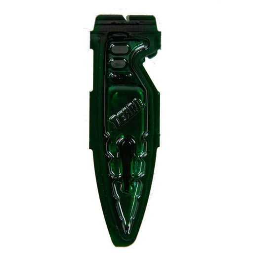 Dark green TERRO ant bait station, pre-filled for effective pest control.
