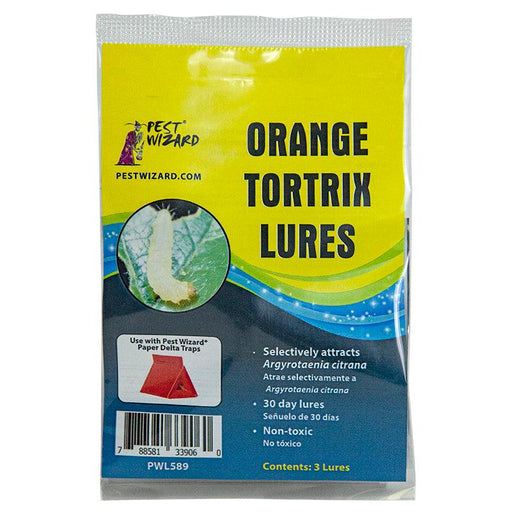 Pest Wizard Orange Tortrix Lures for Argyrotaenia citrana. Non-toxic, 30-day insect pest control.