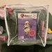 Fungi Friends Lion's Mane mushroom grow kit in clear bag. Purple package with sheep, easy guaranteed DIY mushroom growing.