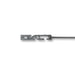 Gray textured metal cable end clip, featuring a distinct hook shape and connecting rod. For automotive and industrial use.