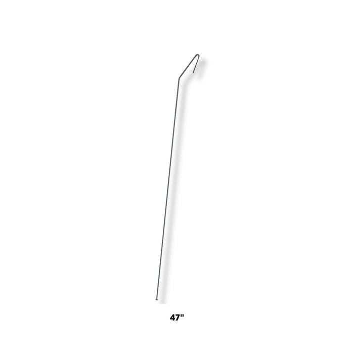 47-inch grey metal hook rod, an essential automotive lockout or locksmith tool.