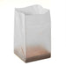 Translucent white grow bag with soil for seedlings, plant starters, and nursery plants.