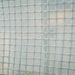 White grid-reinforced translucent plastic film for greenhouses, agriculture, and protective covers.
