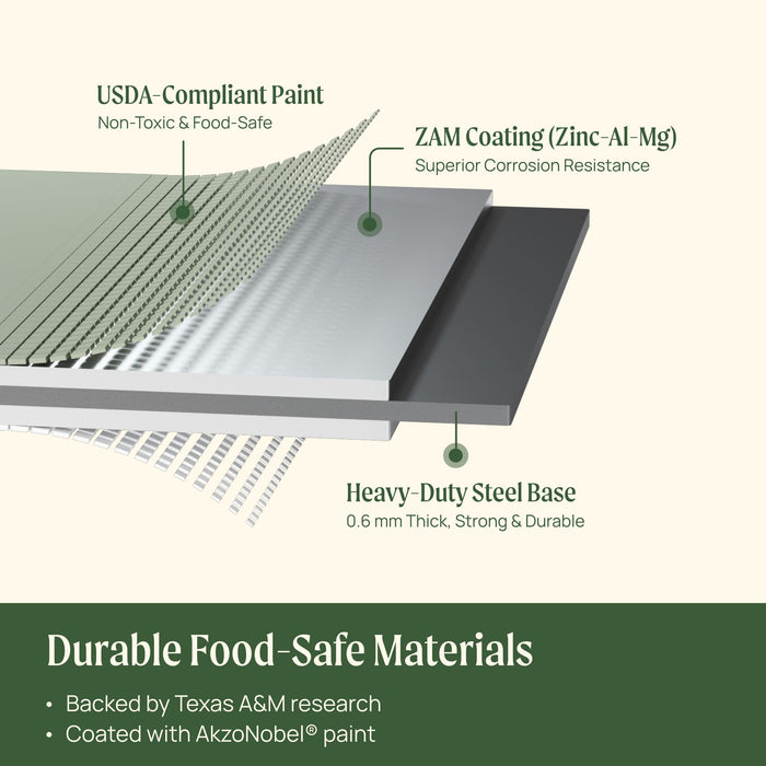32" Extra Tall 9 In 1 Large Modular Metal Raised Garden Bed Kit