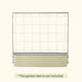 Grey metal garden trellis with string grid for climbing plants, ideal for vertical gardening above raised beds.