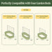 VTT50 versatile raised garden beds with trellises. Shows 6-in-1 (3.5'x5'), 4-in-1 (2'x5'), and 9-in-1 (5'x5') configurations.