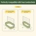 VTT65 trellis compatible with 9-in-1 (3.5'x6.5') and 6-in-1 (2.0'x6.5') raised garden beds.