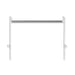 Grey metal suspension file frame for hanging folders.