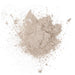 Loose beige face powder, finely milled, scattered texture.
