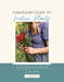 Gardenary Guide to Native Plants cover: Woman holding vibrant red, purple, yellow native wildflowers & garden shears.