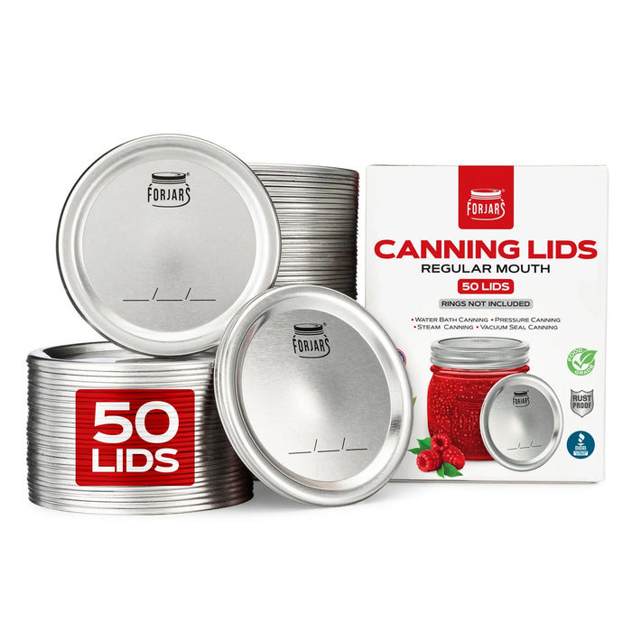ForJars - 50 Regular Mouth Canning Lids