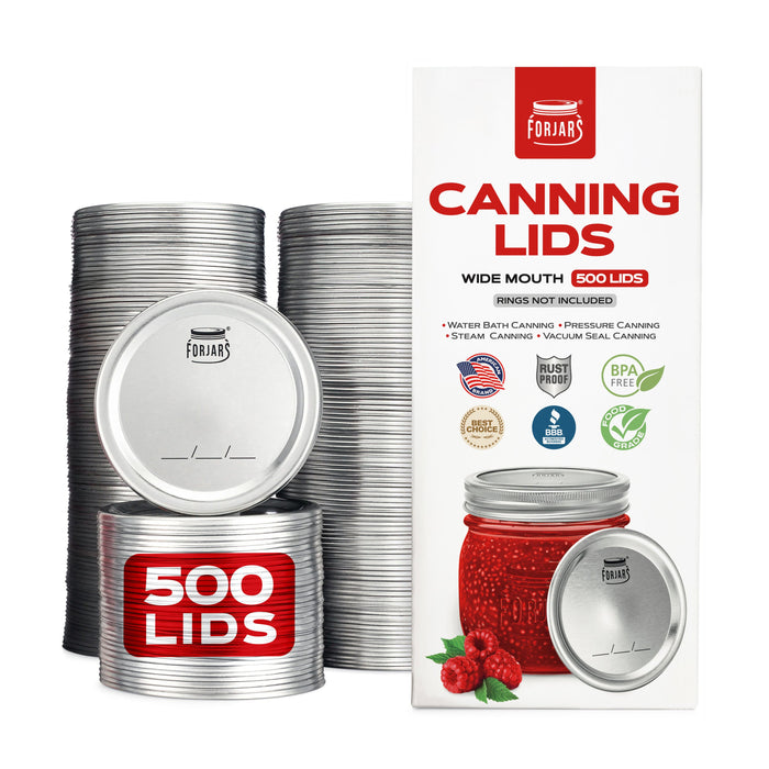 ForJars - 500 Wide Mouth Canning Lids