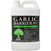 White gallon jug of Garlic Barrier AG+ insect repellent for plants, trees. OMRI listed, natural pest control.