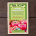 High Mowing Organic Seeds Heirloom Vegetable Lovers packet. Features red tomatoes, USDA Organic, Non-GMO seeds.