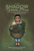 "In the Shadow of Green Man" book cover. Boy carries a basket of diverse crops, soil, and farm structures. Food security, regenerative agriculture.