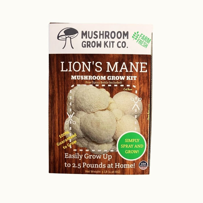 Premium Lion's Mane Mushroom Growing Kit - 5 LBS