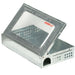 Galvanized steel JT Eaton live mouse/rat trap with clear lid and entry hole for humane rodent control.