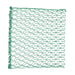 Green chicken wire mesh with hexagonal pattern for garden fencing and poultry enclosures.