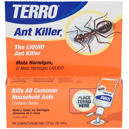 TERRO Liquid Ant Killer box, 2.0 fl.oz. Kills common household ants with borax. Effective pest control solution.