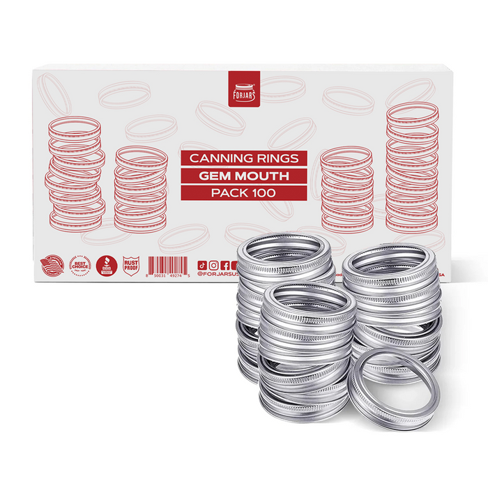 ForJars - 100 Gem Mouth Rings